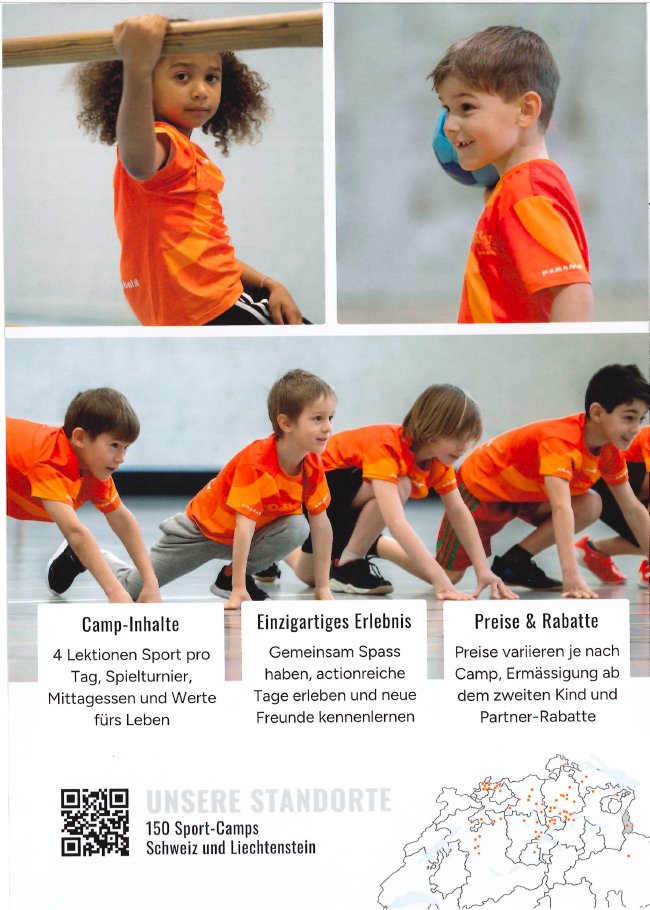 Externe Freizeit- und Ferienangebote