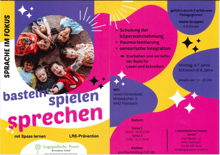 Externe Freizeit- und Ferienangebote
